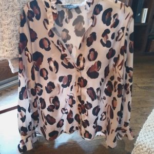 Leopard Print Blouse